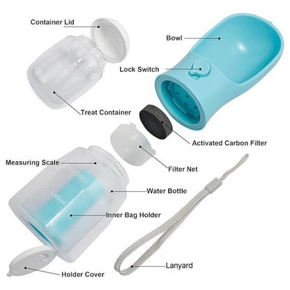 PawPal™ 3-in-1 Dog Cup for Water, Treats & Waste