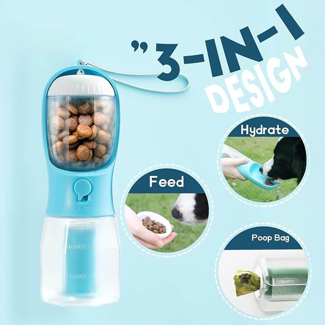 PawPal™ 3-in-1 Dog Cup for Water, Treats & Waste