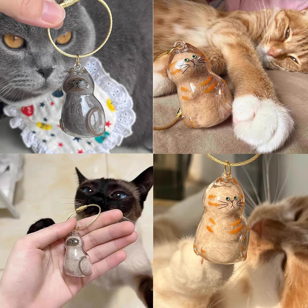 Pawrtrait™ Pet Hair Keepsake Keychain