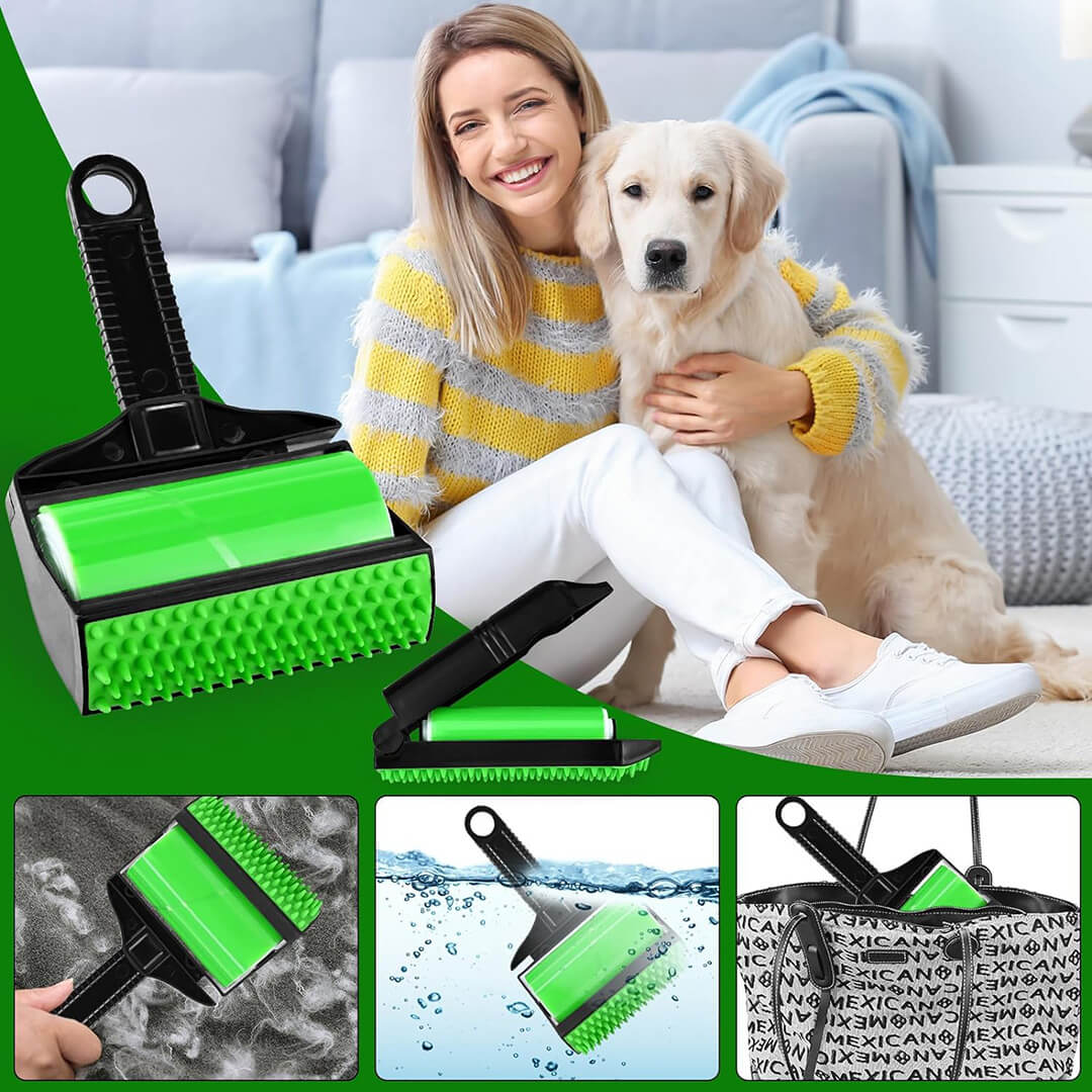 FurGone™ Magic Roller – The Ultimate Reusable Lint & Pet Hair Remover