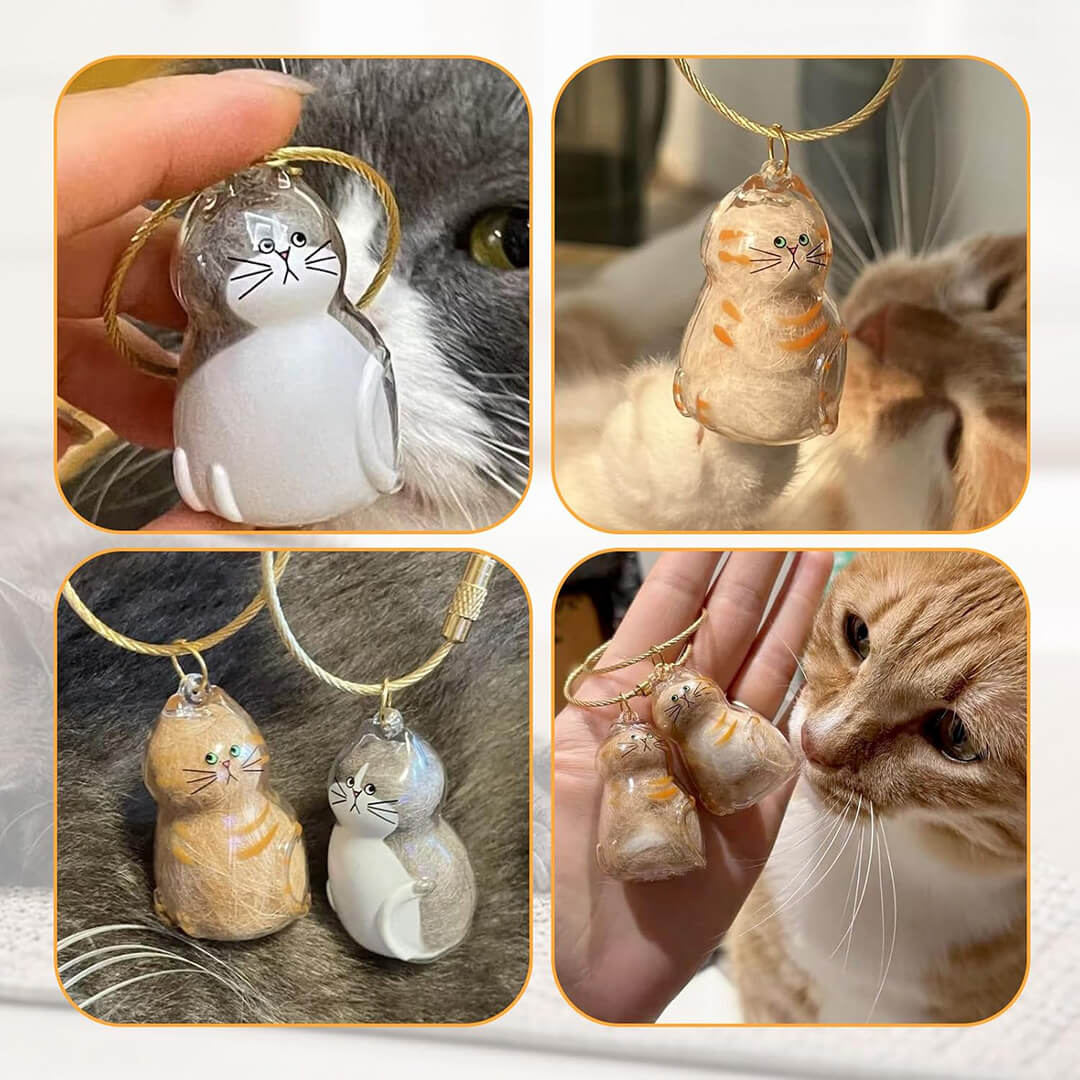 Pawrtrait™ Pet Hair Keepsake Keychain
