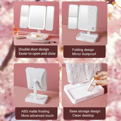 TriGlow™ Illuminated Trifold Vanity Mirror