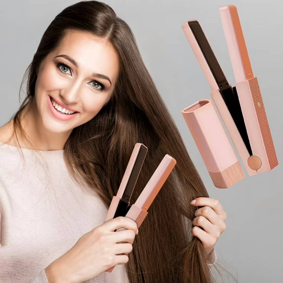 WanderTress™ Cordless Hair Straightener and Curler