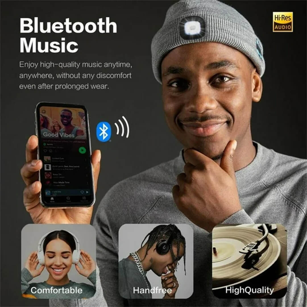 Beamie™ Bluetooth Beanie with Built-In Light