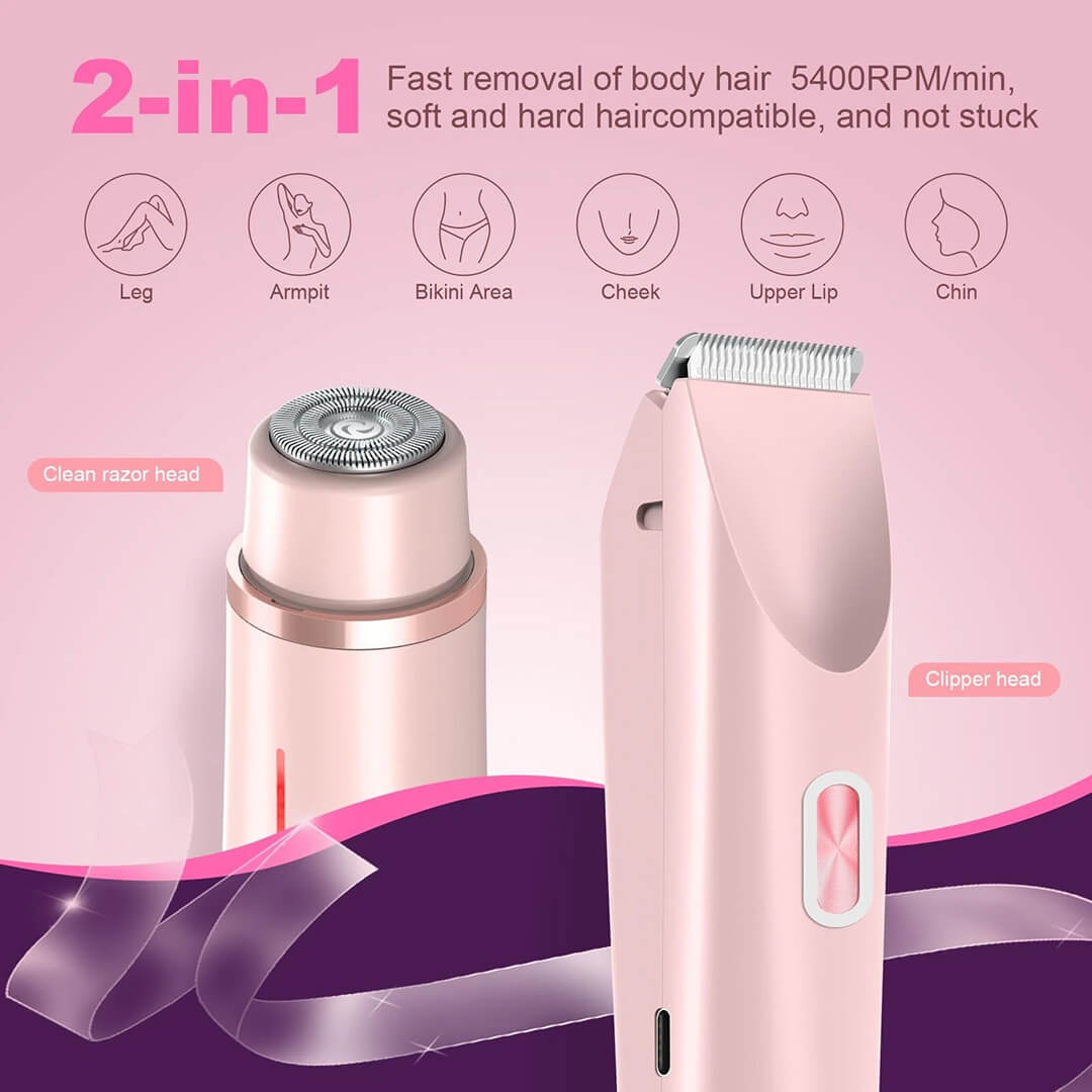 BareNaked™ – Painless Bikini Trimmer & Body Shaver