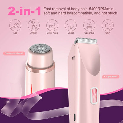 BareNaked™ – Painless Bikini Trimmer & Body Shaver