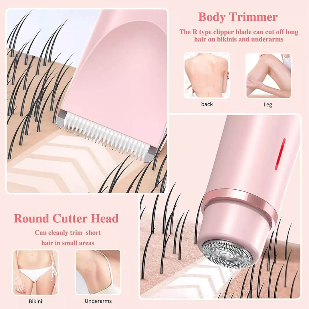 BareNaked™ – Painless Bikini Trimmer & Body Shaver