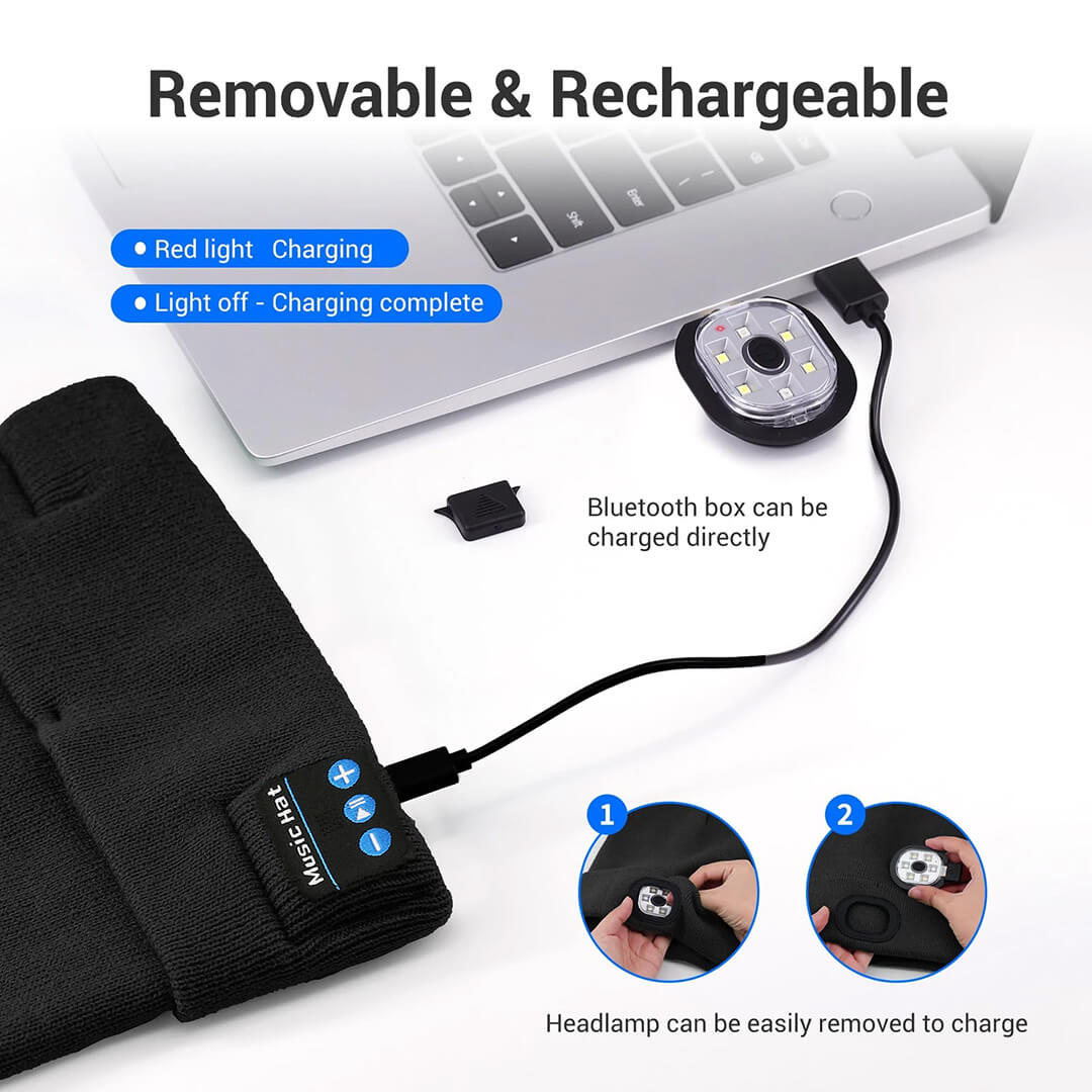 Beamie™ Bluetooth Beanie with Built-In Light