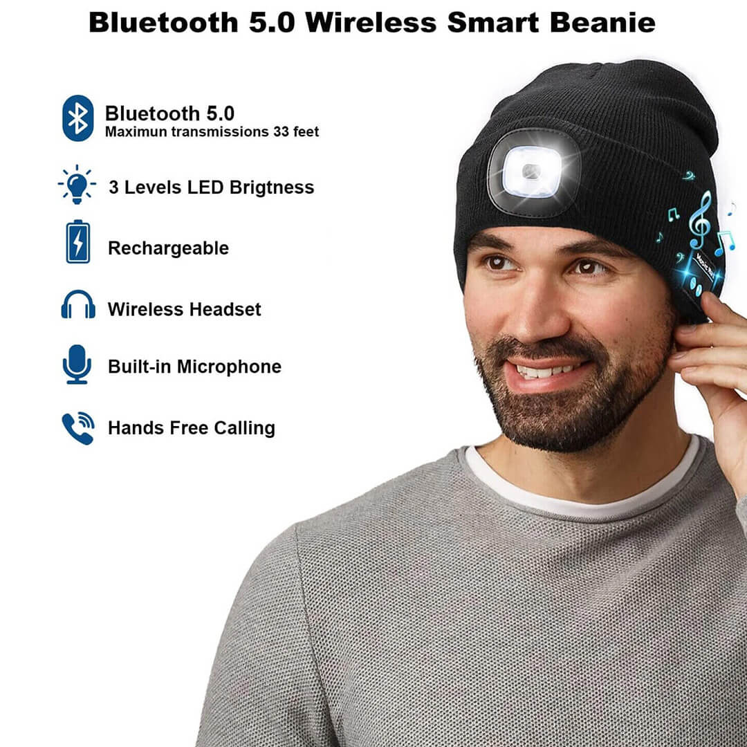 Beamie™ Bluetooth Beanie with Built-In Light